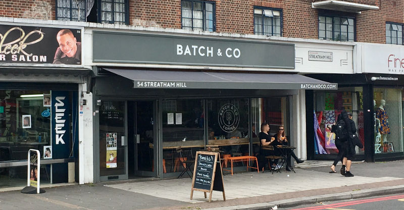 Shop front of Batch & Co in Streatham Hill