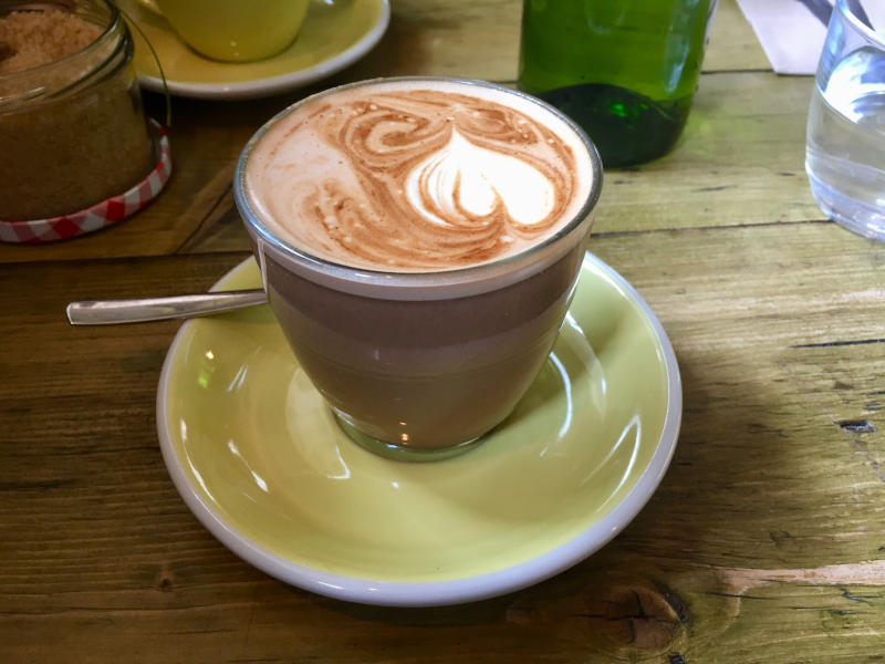 Mocaccino from Brickwood coffee shop in Streatham